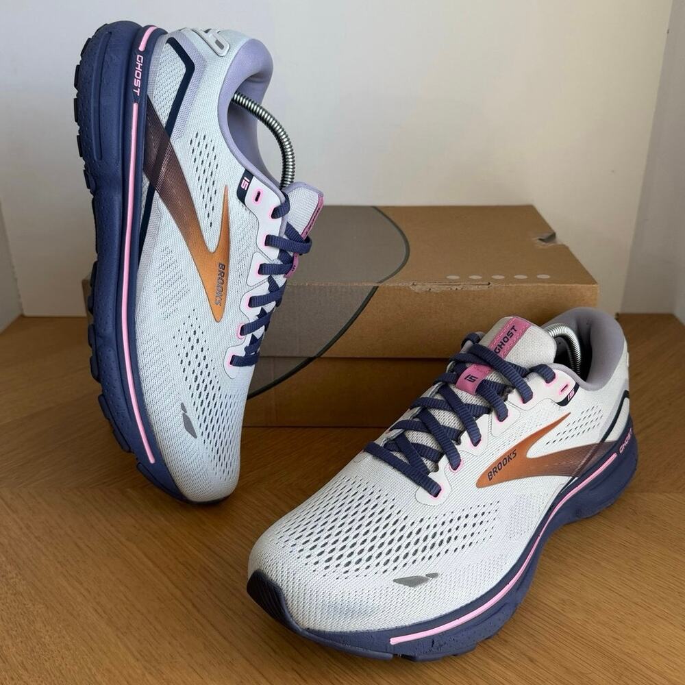 Brooks Ghost 15 ‘Spa Blue/Copper’ Women Running Sneakers- SZ 9.5